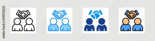 Etiquette Icon Collection Set Multiple Style