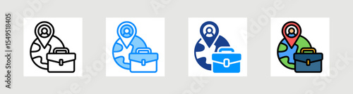 Job Placement Icon Collection Set Multiple Style