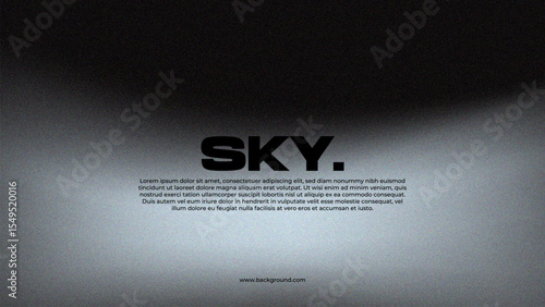 Dark gradient grainy texture background abstract vibrant color wave shape black backdrop noisy
