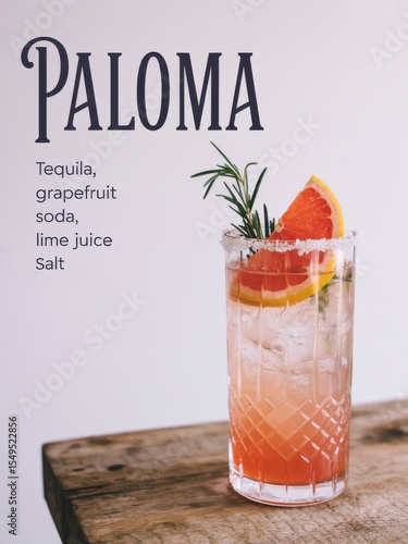Refreshing paloma cocktail recipe grapefruit tequila