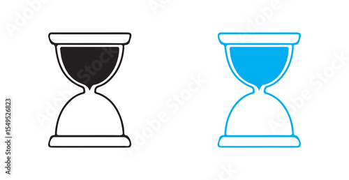 vector illustration of hourglass