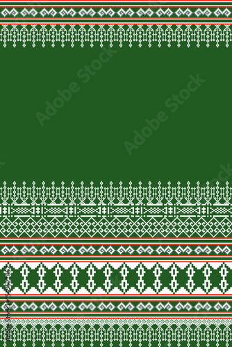 Pixel fabric Ethnic pattern, Cross-stitch Geometric, design for tile, carpet, vector, illustration , Abstract, Ethnic background,seamless