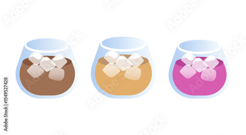 Illustration of a cold drink