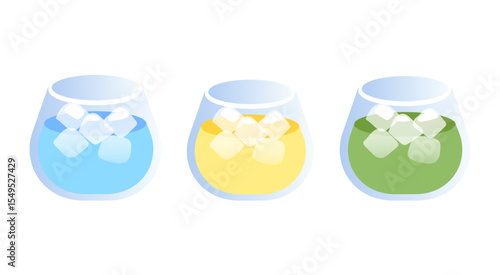 Illustration of a cold drink