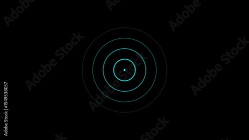 Technology radio waves signal icon