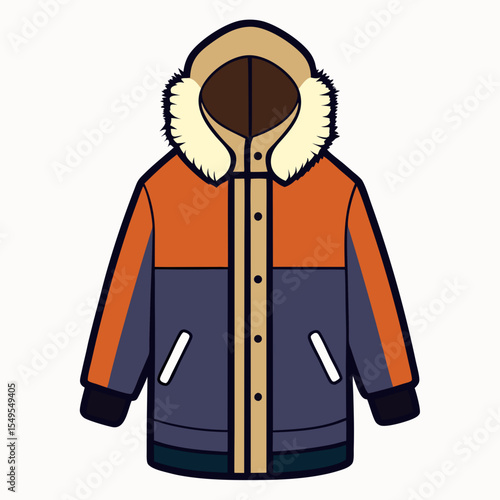 Hooded Parka Silhouette