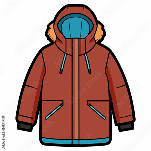 Hooded Parka Silhouette
