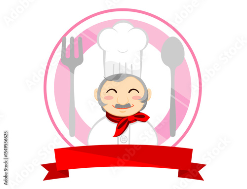 コックさんとリボン
