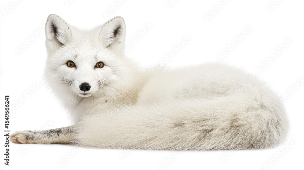 Arctic Fox Isolated Arctic Fox Isolated