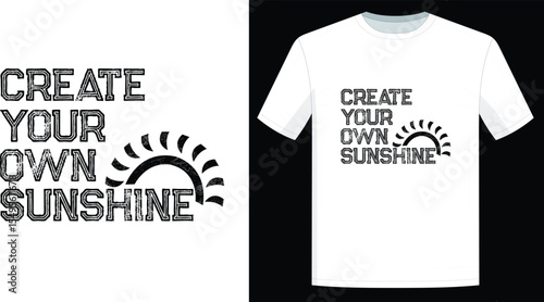 Create your own sunshine t shirt design
