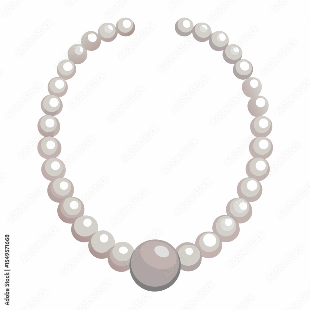 Fototapeta premium Minimal Pearl Jewelry