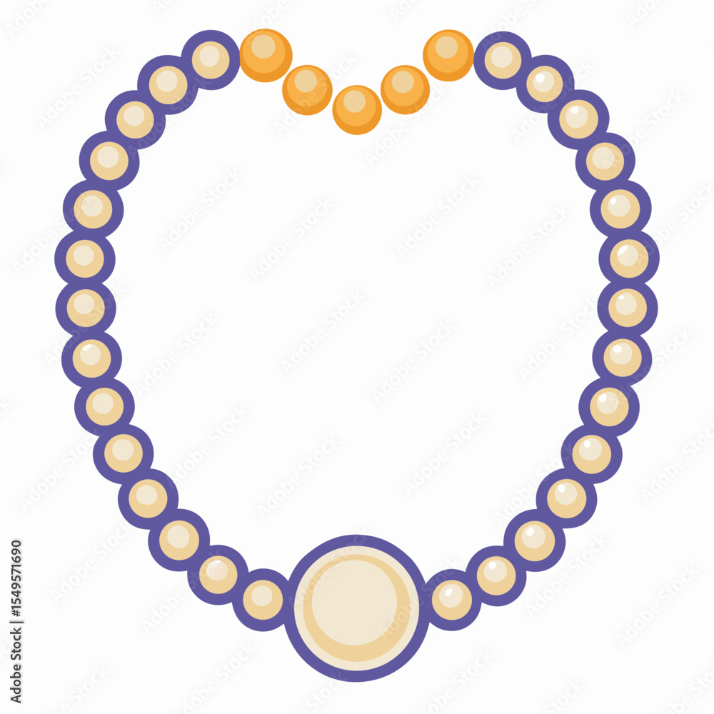 Fototapeta premium Minimal Pearl Jewelry