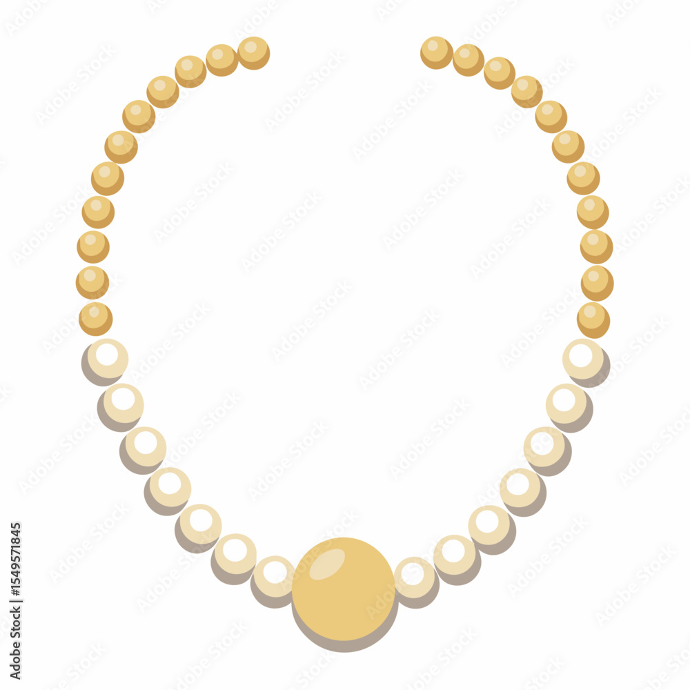 Fototapeta premium Minimal Pearl Jewelry