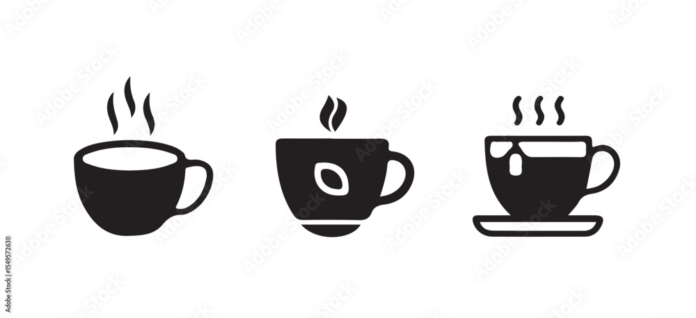 Coffee cup silhouette, coffee cup icon, vector illustration eps 10. Coffee cup silhouette, coffee cup icon, vector illustration eps 10.