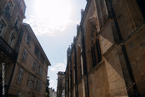 old town street in France