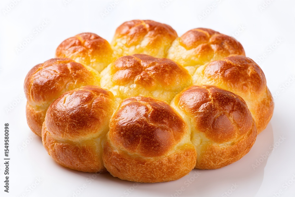 Golden Pull-Apart Bread Ring: Baked Perfection Golden Pull-Apart Bread Ring: Baked Perfection