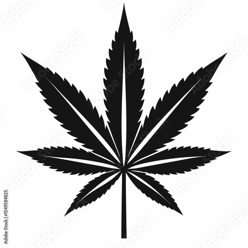 cannabis leaf vector illustration