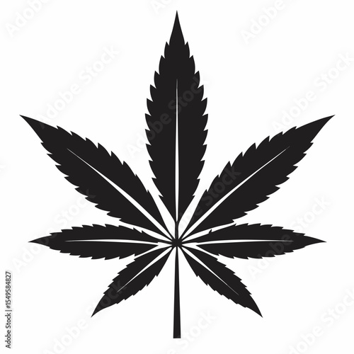 cannabis leaf vector illustration