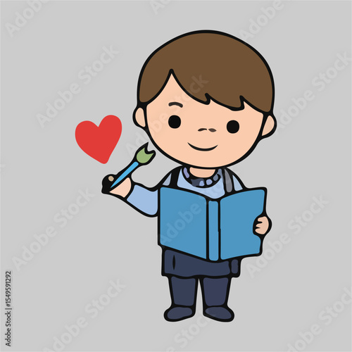 cute kawai icon, kawai icon for cute stickers, Cute icons playing music, cute icons studying, cute icons about health, the world of medicine
