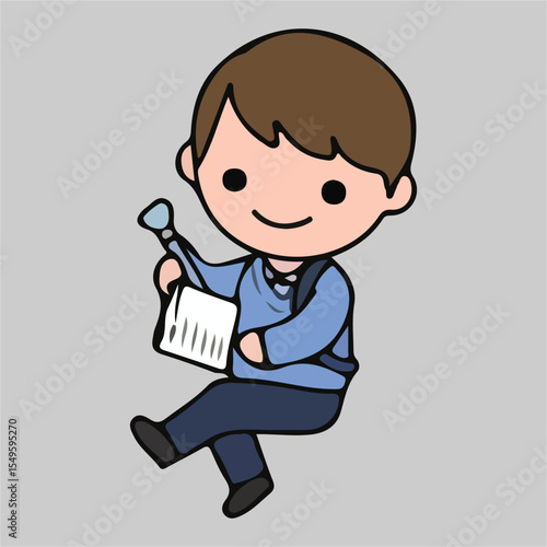 cute kawai icon, kawai icon for cute stickers, Cute icons playing music, cute icons studying, cute icons about health, the world of medicine