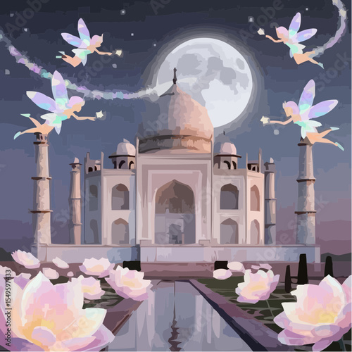
digital art of the spectacular taj mahal 19