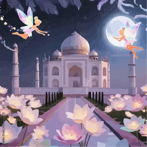 
digital art of the spectacular taj mahal 17