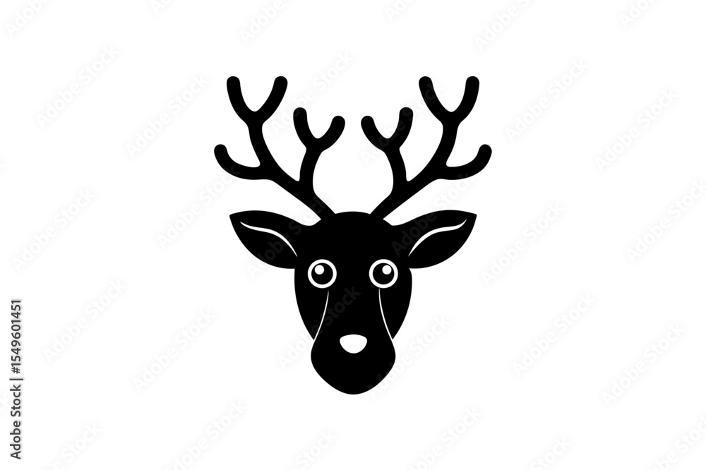 deer head vector illustration deer head vector illustration