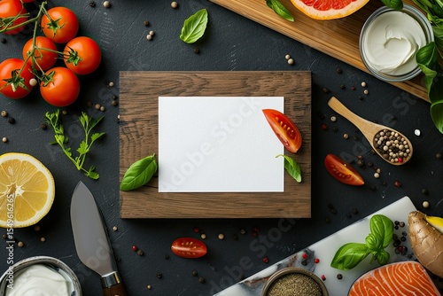 Flawless Visual of Food Business Card Template with Logo