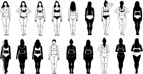 woman in underwear
