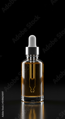 Wallpaper Mural Perfume bottle isolated on white and black background for cosmetic or beauty product display Torontodigital.ca