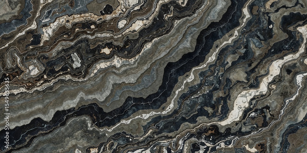 High-Resolution Image of Abstract Dark Grey and Black Swirling Marble Texture High-Resolution Image of Abstract Dark Grey and Black Swirling Marble Texture