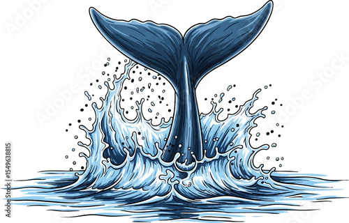 A Dolphin's Tail Slap