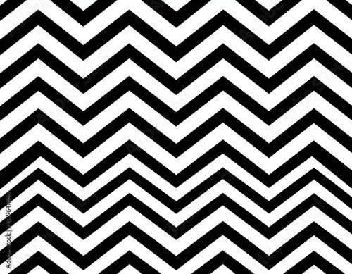 Black And White Zigzag Pattern