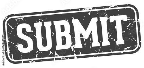 submit rectangular sign. submit stamp