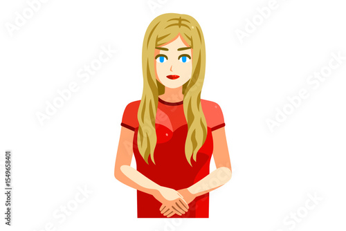 カジノ　ディーラー　白人　金髪　女性