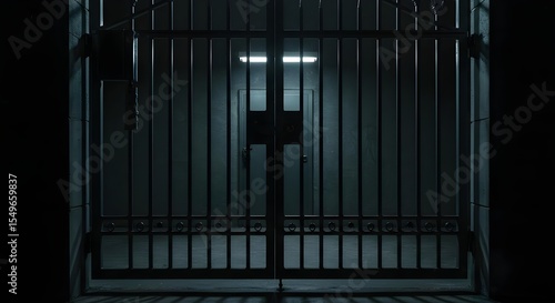 Gate, Night, Dark, Night Gate to a Mysterious Place