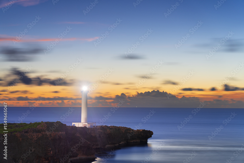 Cape Zanpa, Okinawa, Japan at Dusk Cape Zanpa, Okinawa, Japan at Dusk