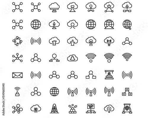 "40 Employee Benefits Icons – Modern Line Style HR & Corporate Perks Icons"