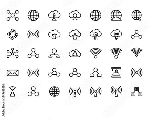 "40 Employee Benefits Icons – Modern Line Style HR & Corporate Perks Icons"