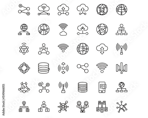 "40 Employee Benefits Icons – Modern Line Style HR & Corporate Perks Icons"