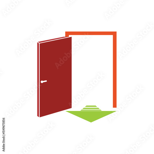 Emergency Exit Sign Exit Door
