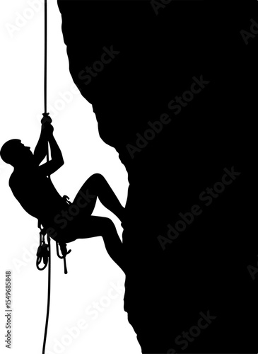 Hiking man Mountaineering Adventure vector bundle