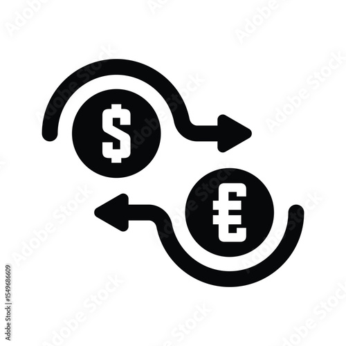 Currency exchange icon