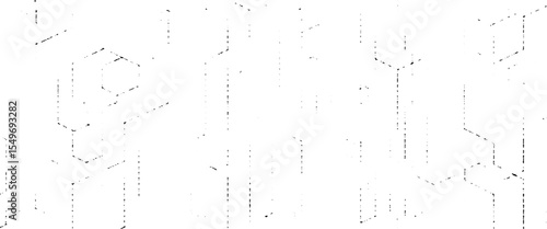 Vector modern black sketchy seamless minimal geometric pattern and white background