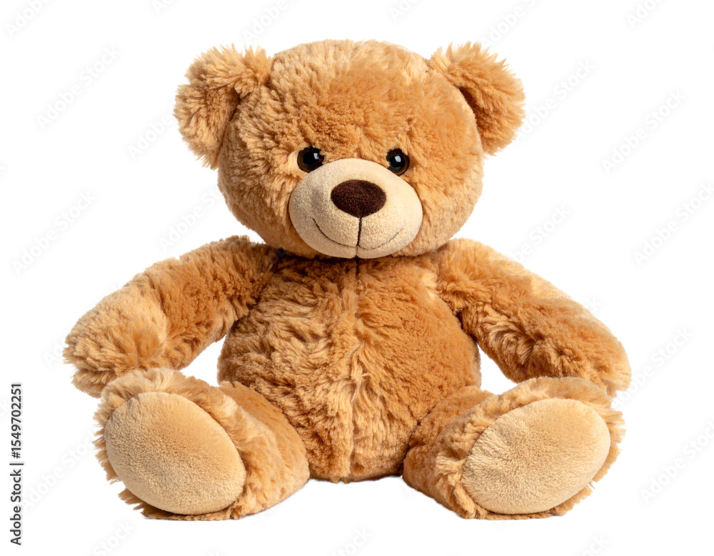 Teddy bear isolated on white, classic plush toy for kids. Teddy bear isolated on white, classic plush toy for kids.