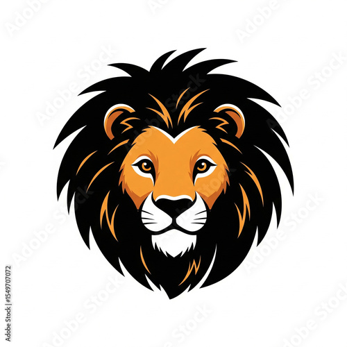 A nice lion head  carton type