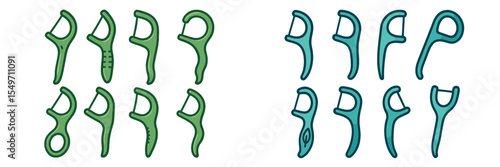 Various dental tools designed for effective oral hygiene and care in a modern dental clinic setting