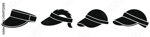 Stylish Sun Visors and Caps Collection for Summer Fashion Designs