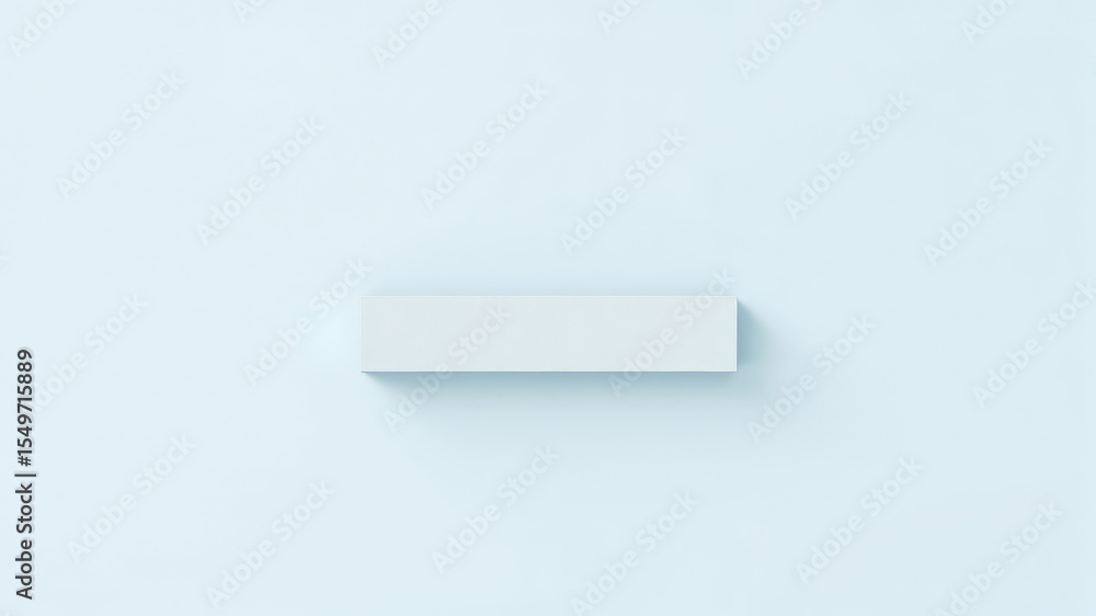 Simple Minimalist Presentation A Rectangular Box on a Soft, Light Blue Background Offering Versatile Design Space Simple Minimalist Presentation A Rectangular Box on a Soft, Light Blue Background Offering Versatile Design Space