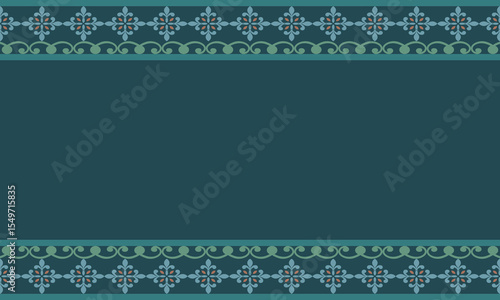 Vintage ethnic pattern with copy space background. artistic nature ornament.